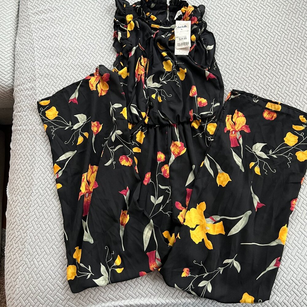 Sienna Sky Floral Jumpsuit, NWT, Size XS